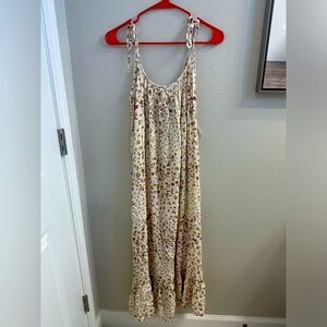 Midi floral summer dress